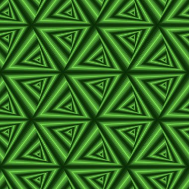 Yeşil üçgen formları ile Seamless Modeli