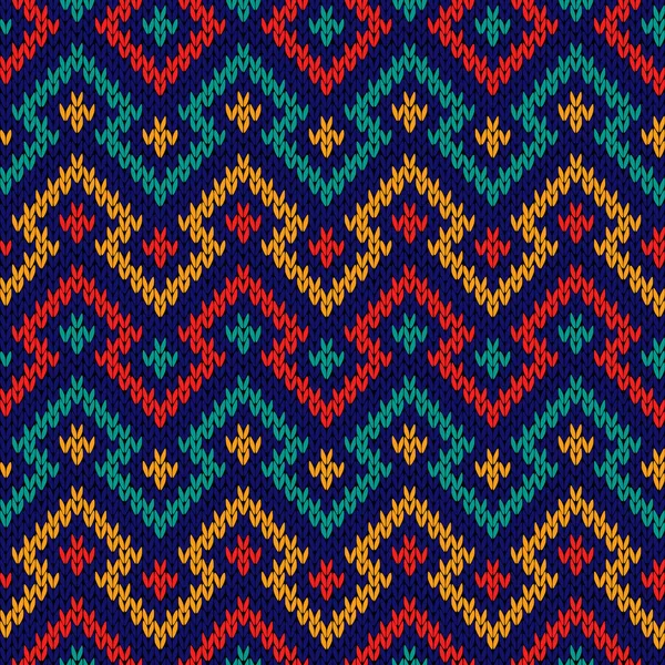 Tejer patrón de color geométrico sin costura — Archivo Imágenes Vectoriales