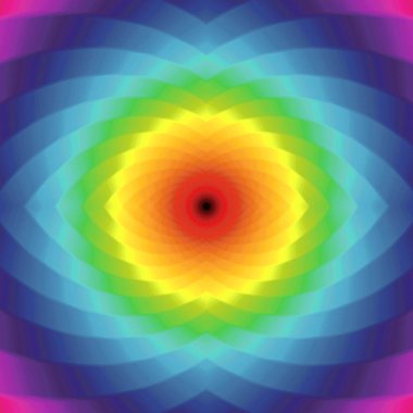 Soyut kesintisiz geometrik renkli döndürülmüş desen