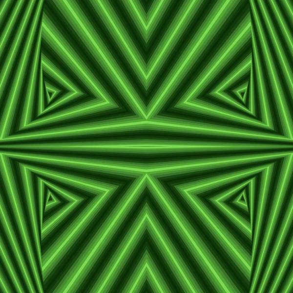 Abstraktní geometrickým vzorem v zelených barvách — Stockový vektor