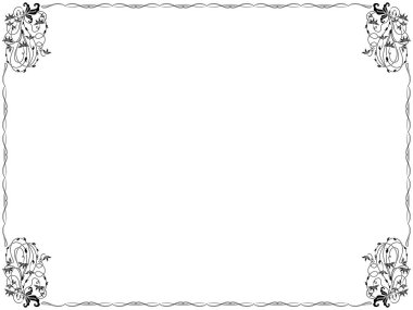 arka plan ile çiçek öğeleri