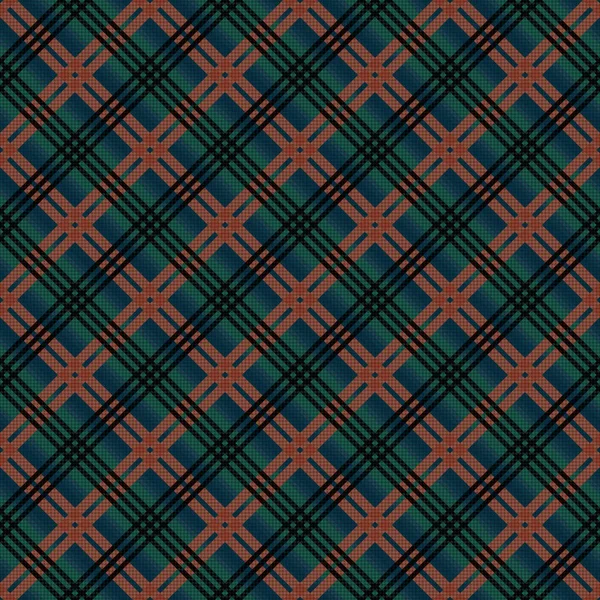 Tekstur Diagonal tartan tak berjahit - Stok Vektor