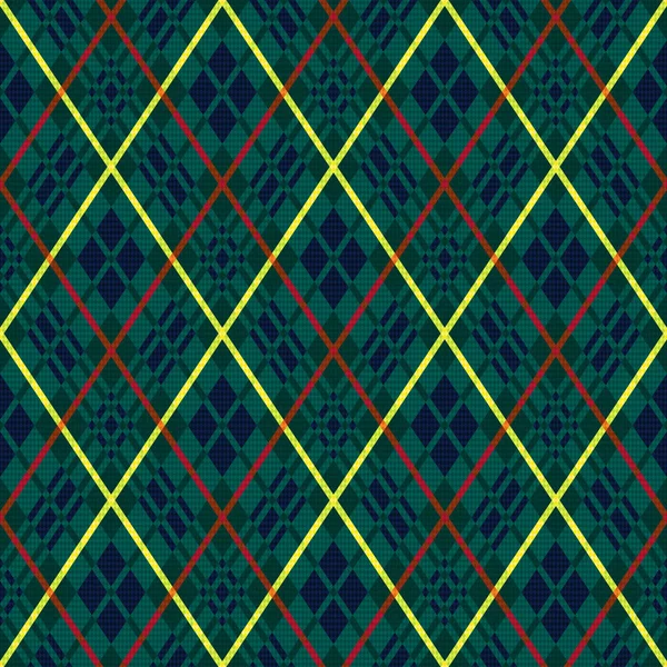 Texture sans couture tartan rhombique — Image vectorielle