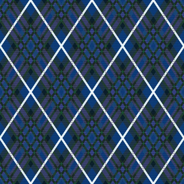 Rhombic tartan seamless muted texture — Stock Vector