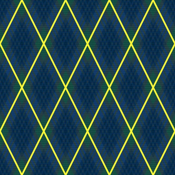 Seamless tartan rhombic pattern in muted colors — Stock Vector
