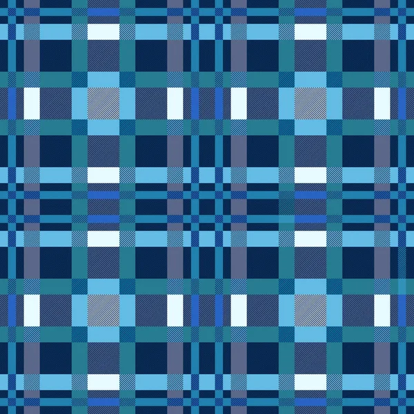 Tartán Azul Violeta Patrón Escocés Sin Costuras Textura Para Tartán — Vector de stock