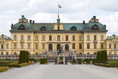 Drottningholm, Sweden, Royal Family's permanent residence clipart