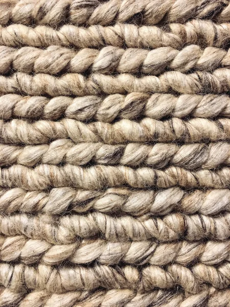 Detalhe de um tapete de lã artesanal — Fotografia de Stock