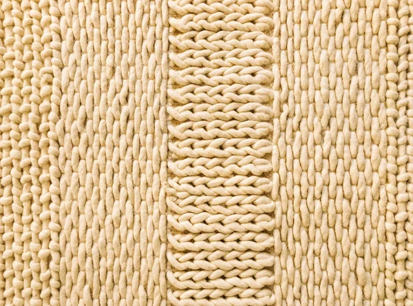 Textura de malha quente com ornamento simples — Fotografia de Stock