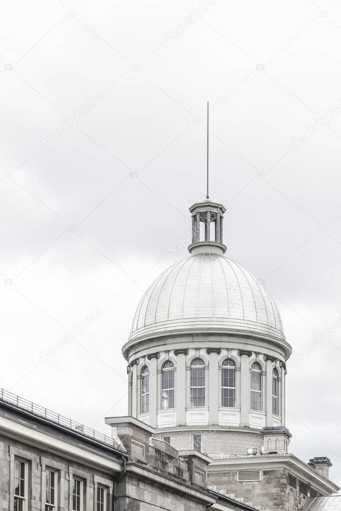 Dome of Bonsecours market in Montreal