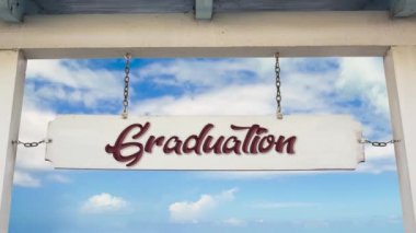 Sokak Dign Mezuniyet yolu