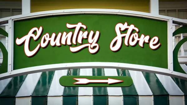 Street Sign to Country Store