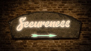 Sokak tabelası Secureness için