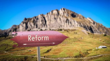 Reform sokak tabelası