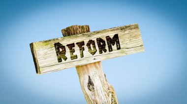 Reform sokak tabelası