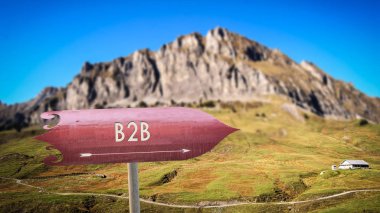 B2b için sokak tabelası