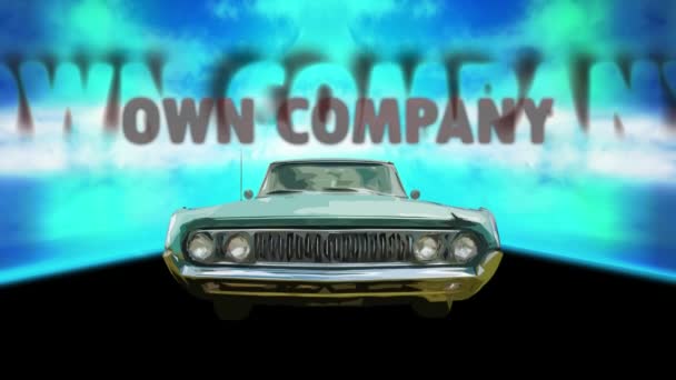 Улица Путь Own Company — стоковое видео