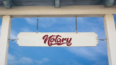 Sokak Işareti noter