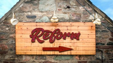 Reform sokak tabelası