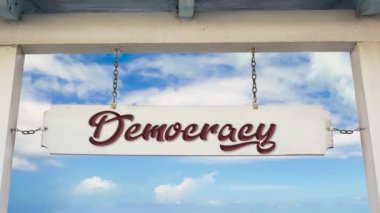 Sokak İmza Democrazy için Yol