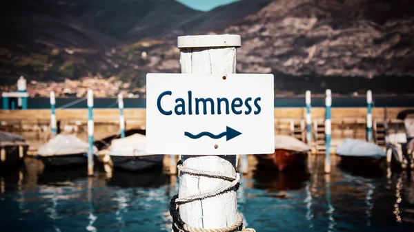 Street Sign to Calmness