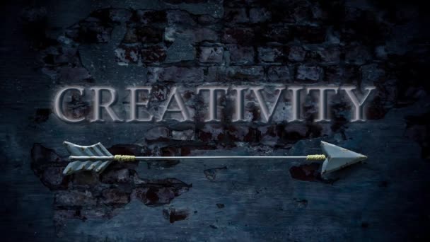 Ulica Podpisz Drogę Kreatywności — Wideo stockowe