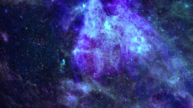 Hareket halindeki evreni dolaşmaya animasyon görüntüsü