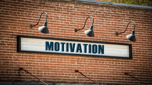 Street Sign Direction Way Motivation — Stock Photo, Image