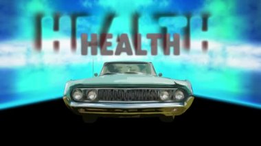 Sokak İşareti Sağlık Için Yol