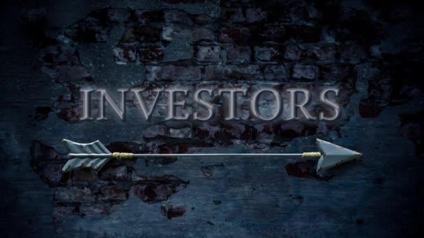 Street Sign Way Investors — Stock Video