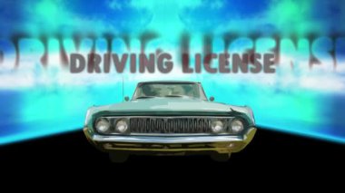 Sokak İşareti Sürüş Okulunun Yolu