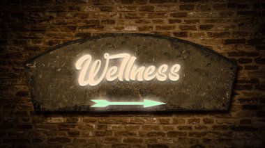 Sokak Işareti sağlık için yön yolu