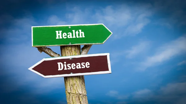 Street Sign Direction Way Health Disease — Stock Photo, Image