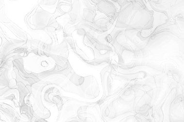 Beyaz arkaplanda kaotik siyah çizgiler