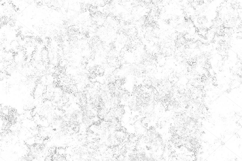 Black noise on a white background. Dark texture of  dots and granules.