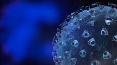 Coronavirus. COVID-19. Moleküler yapı.