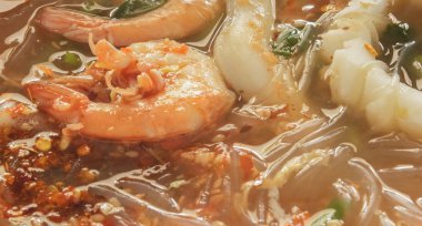 Sukiyaki bir restoranda