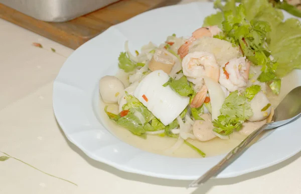 Salada picante em restaurantes — Fotografia de Stock