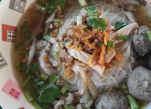 Albóndigas de fideos para comer — Foto de Stock