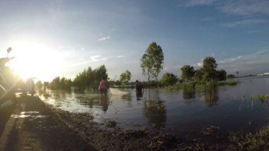 Balıkçılar bir alanda Balık tutma  