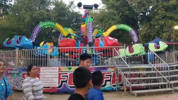遊園地タイの祭 — ストック動画