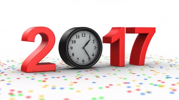 Año Nuevo 2017 — Vídeos de Stock