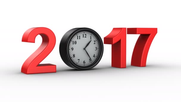 Nuovo anno 2017 — Video Stock