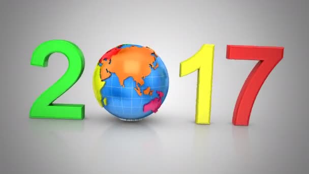 Año Nuevo 2017 — Vídeos de Stock