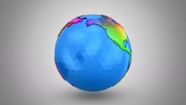 Rotazione della Terra — Video Stock
