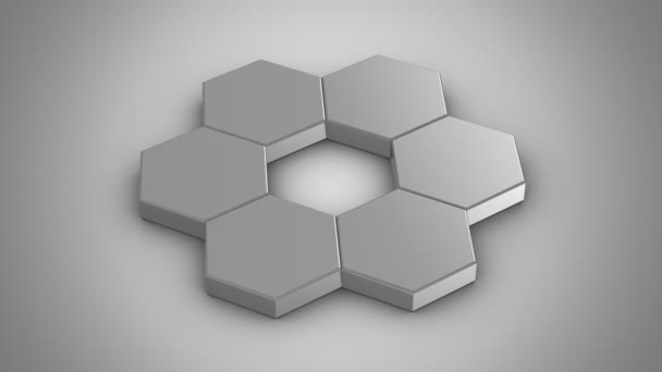 Animation des hexagones — Video