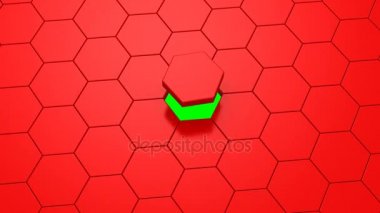 Altıgen yanarak bahislerin doğru animasyon