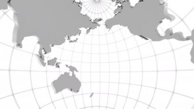 Dünya harita döner bir dünyanın içine. İçine bir göz