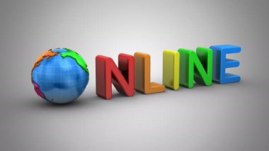 Online kavramı animasyon