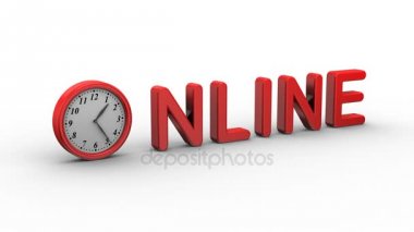 Online kavramı animasyon